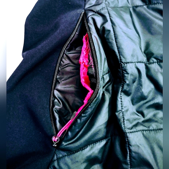 Millet Mountain Of Experience Coat Black & Pink Women's Size M (TEAR IN POCKET) - Picture 7 of 11